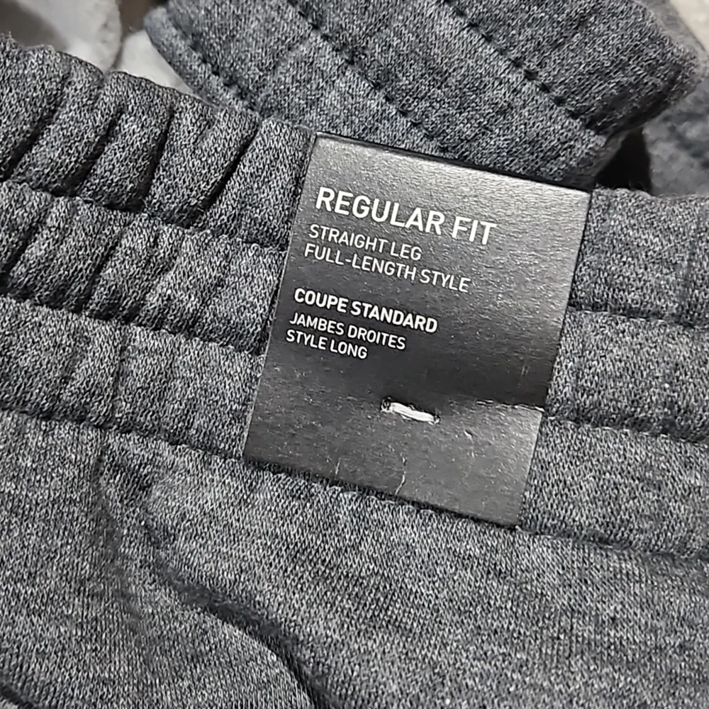 Men's Adidas warm fleece soft Breathable Straight Leg Jogger Pants Gray 4xl